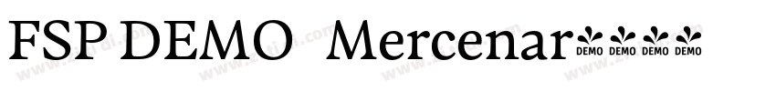 FSP DEMO   Mercenar字体转换